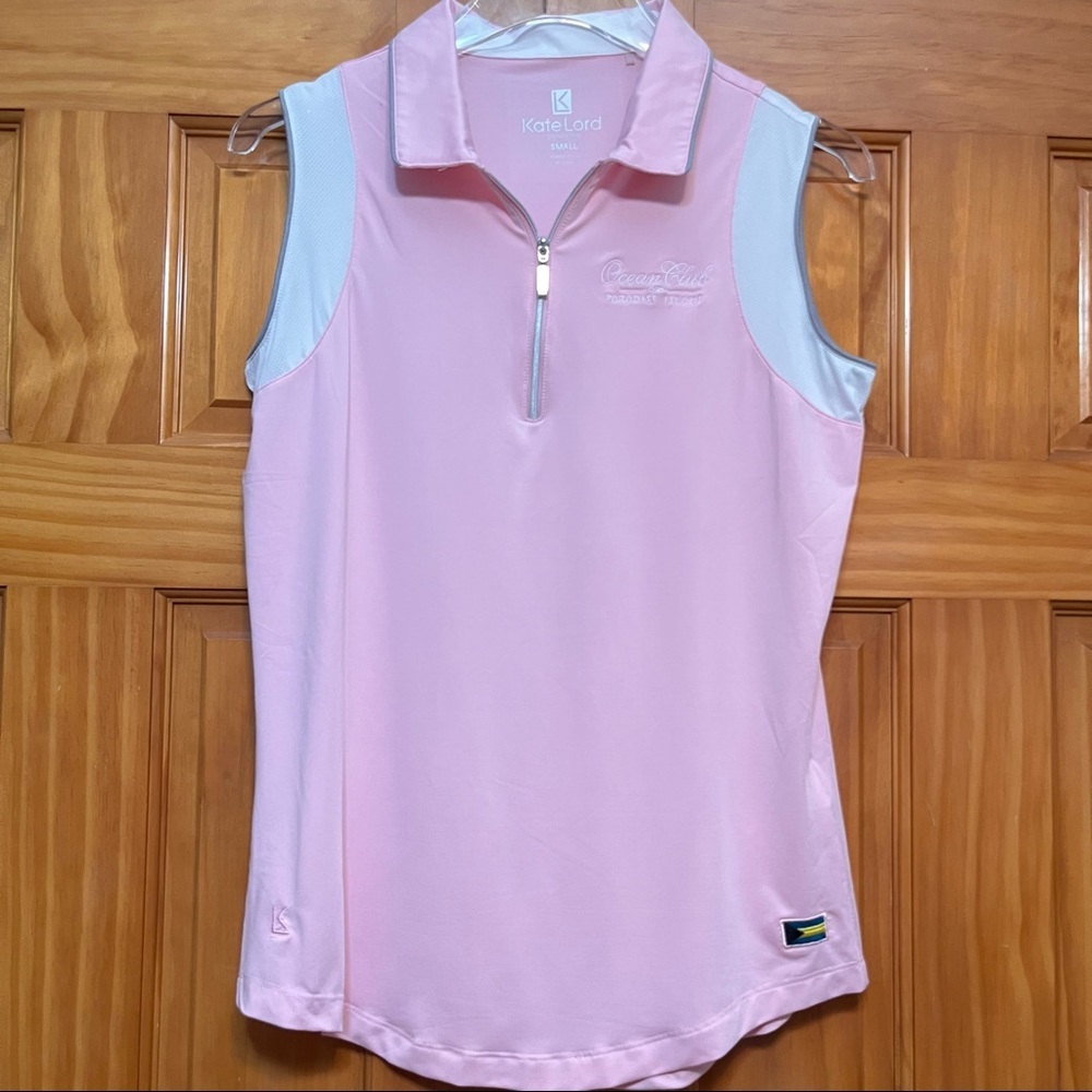 Kate Lord Collection Pink Golf Top Size Small
